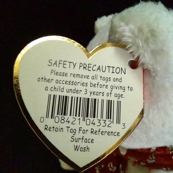 TY Beanie Babies 2000 Holiday Teddy - Picture 5 of 5